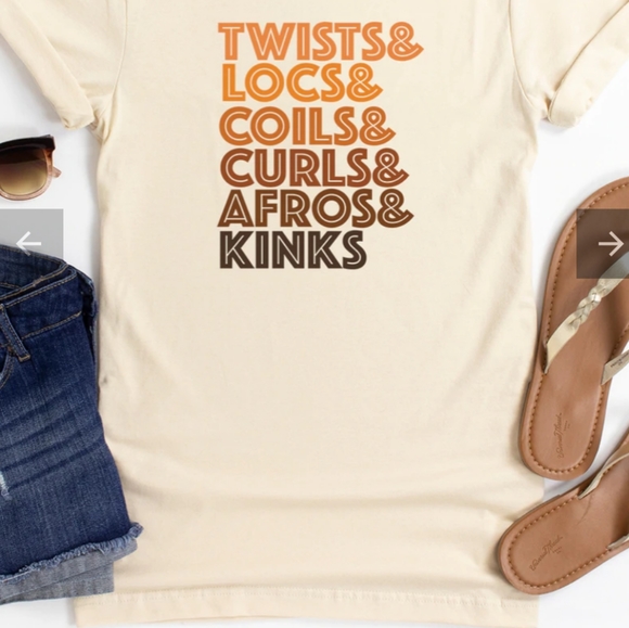 Tops - Twists,Locs,Coils Curls Super Soft Tee